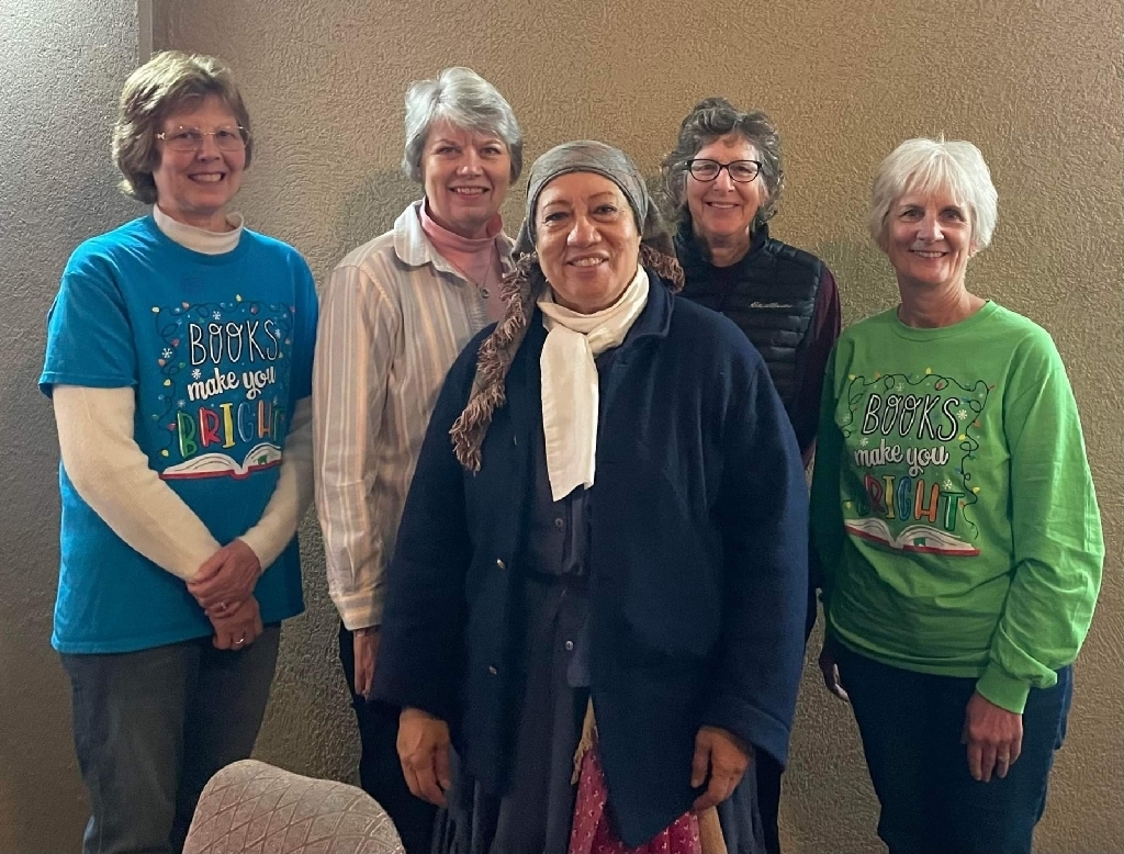 Harriet Tubman as portrayed by Ilene Evans.  With The Friends of Sutton Library. 
